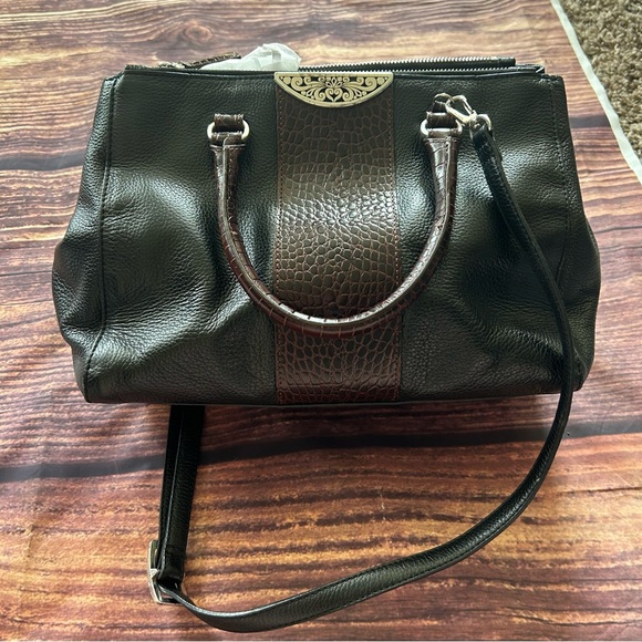 Brighton Handbags - Brighton Leather Purse Black/Brown